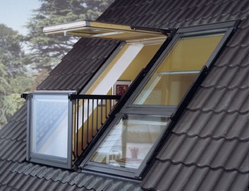 Fenêtre balcon pour toit